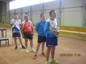 Prvi štirje uvrščeni ob igranju himne